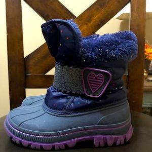 Cat & Jack winter boots, size 10 toddler girl. GUC